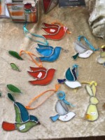 Creators of Craft Tewkesbury Hirmoi Richard Wyke Stained Glass Ornaments 8