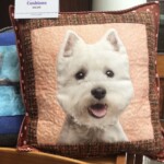 Creators of Craft Tewkesbury Crafter Jo Madden Sewing Textiles Pillow Dog