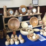 Creators of Craft Crafts Tewkesbury Crafter Max Westwater Wood Turning Bowls Ornaments Clocks 2