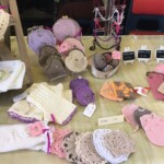 Creators of Craft Tewkesbury Crafter Mia Van Den Burgh Crochet Purse Coasters Gloves