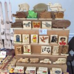 Creators of Craft Tewkesbury Crafter Mike Kilmister Pyrography Pencil Holders